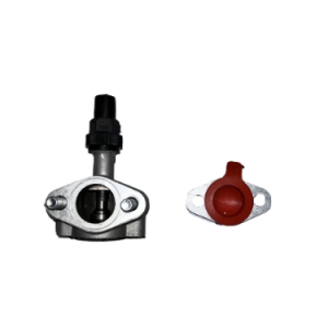 Air conditioner compressor main valve with pad