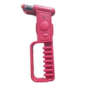 Emergency window hammer with alarm